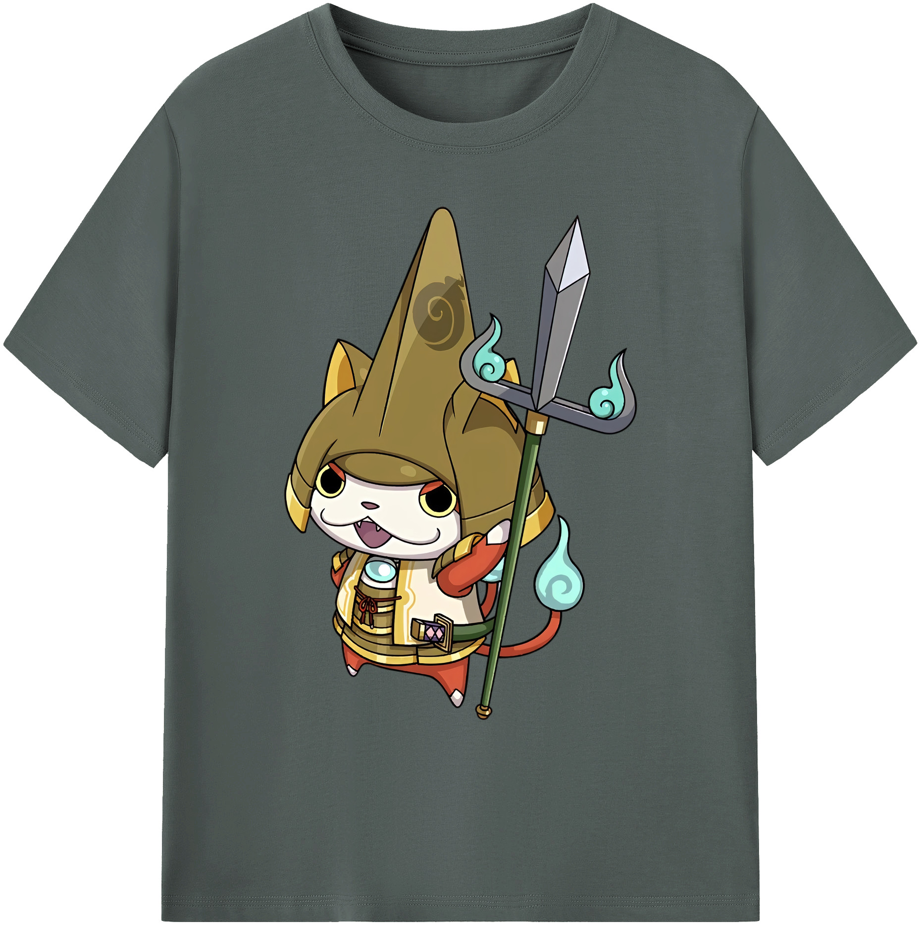 （画像用） 妖怪ウォッチ Yo-kai Watch 綿100％ メンズ半袖Tシャツ｜肌触りやわらか＆通気性